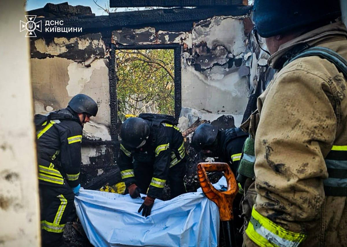 На Київщині четверо загиблих внаслідок масованої атаки 22 жовтня 2025 року: що відомо