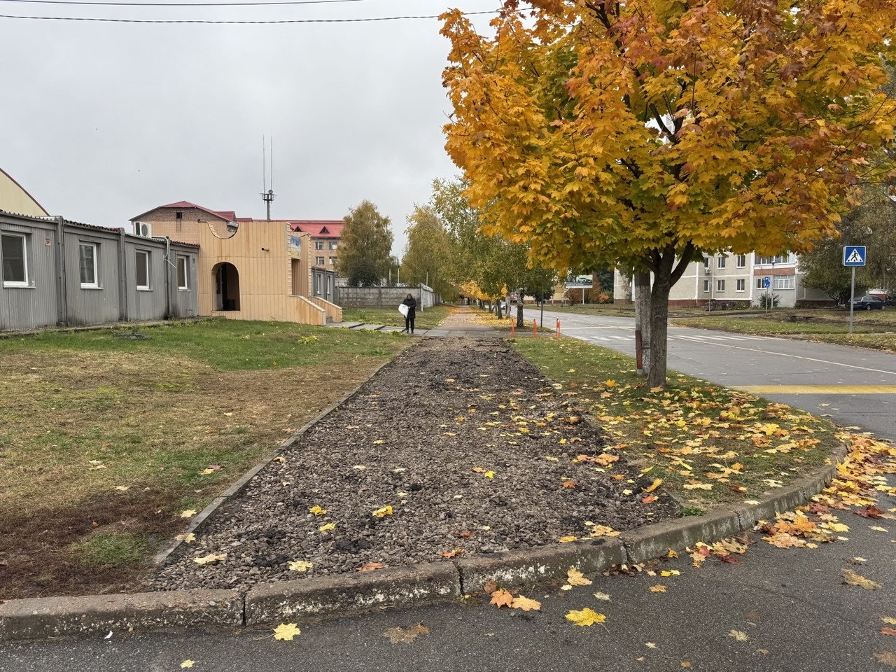 Фото: Славутицька міська рада У Славутичі на Київщині розпочали облаштування безбар'єрного маршруту: фото