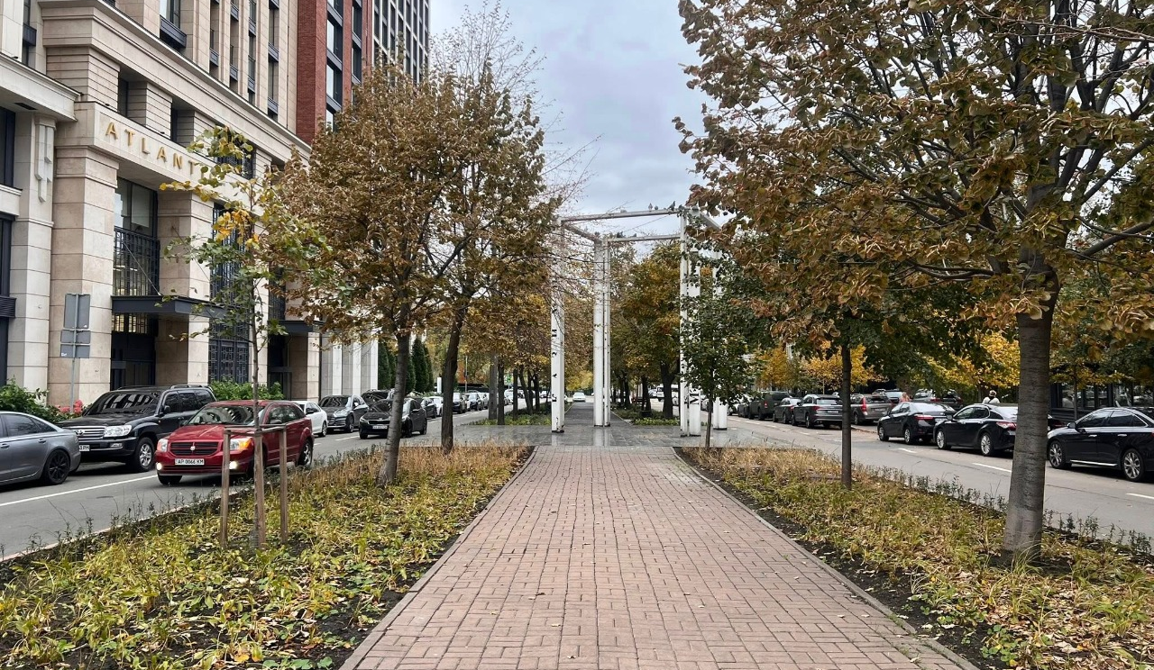 Новий мінісквер з пряних трав у Голосіївському районі: як він виглядає