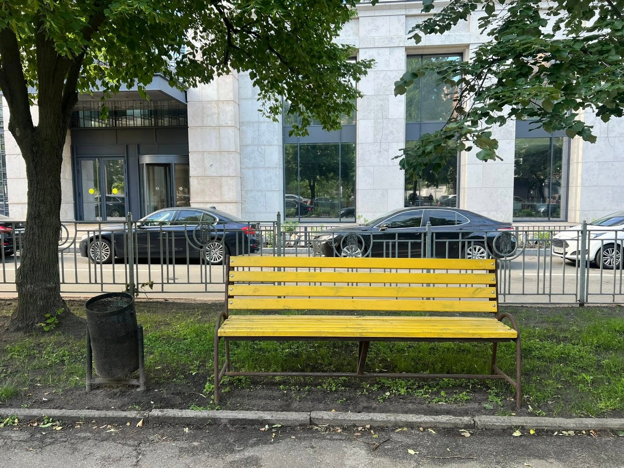 Новий мінісквер з пряних трав у Голосіївському районі Києва: як він виглядає