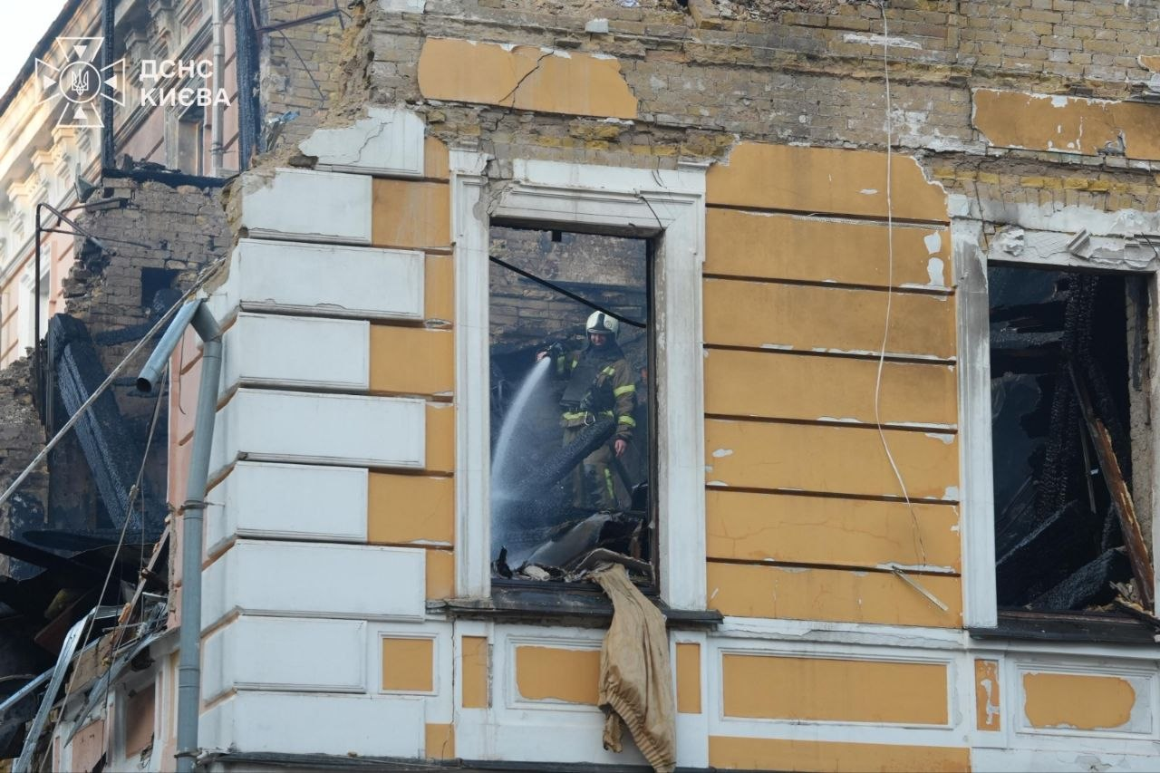 Будівлю НАН у Києві законсервують після дронового удару рф: що відомо