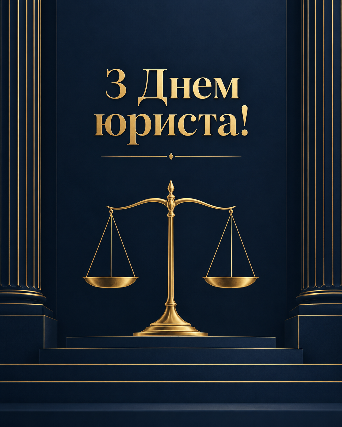 Привітання з Днем юриста 2026 у листівках Привітання з Днем юриста 2026 у листівках