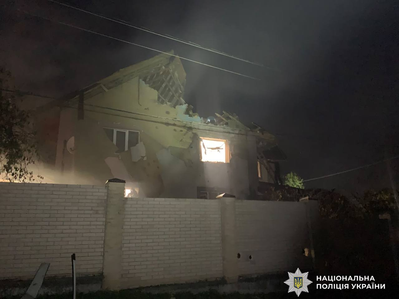 Нічна атака дронами на Київщину: били по житлових будинках, є поранені