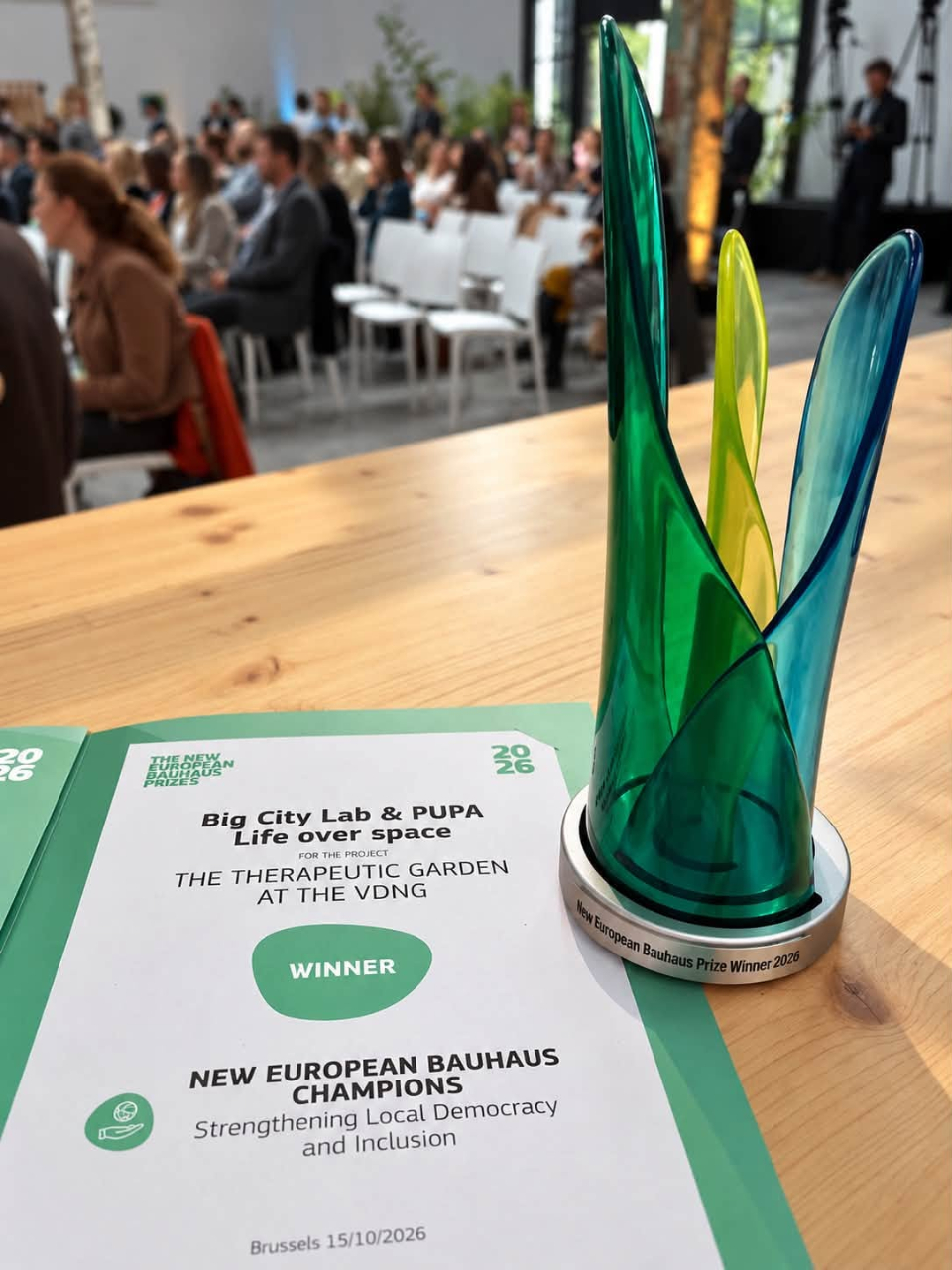 Терапевтичний сад на ВДНГ здобув премію The New European Bauhaus Prizes