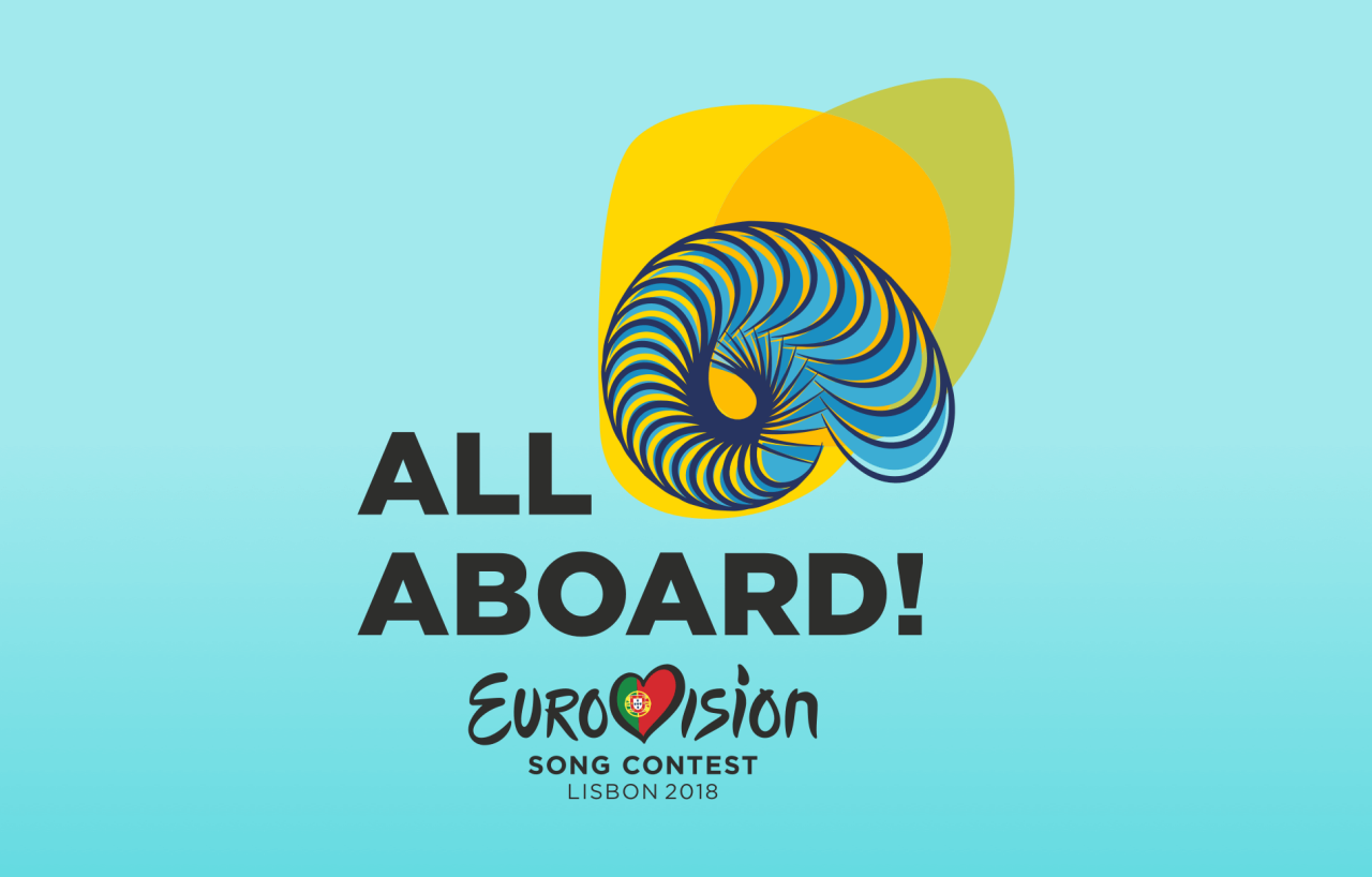 Организаторы Евровидения 2018 презентовали желто-голубой логотип конкурса