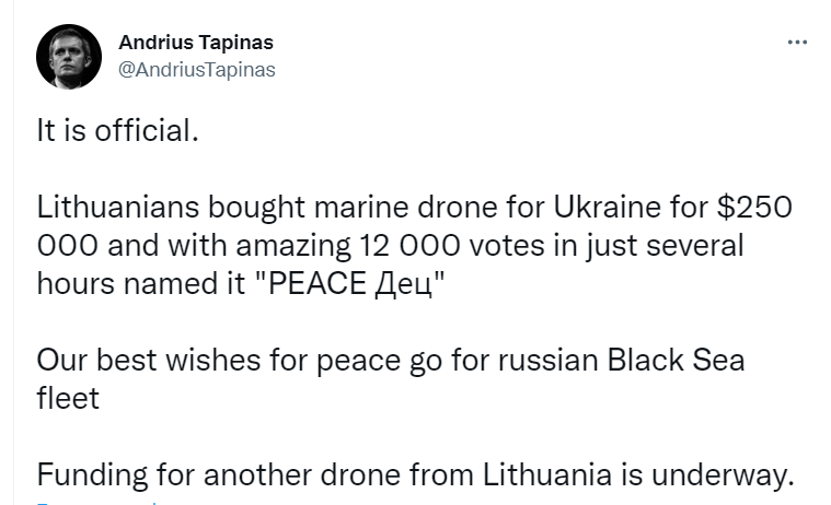 Литовці купили морський безпілотник