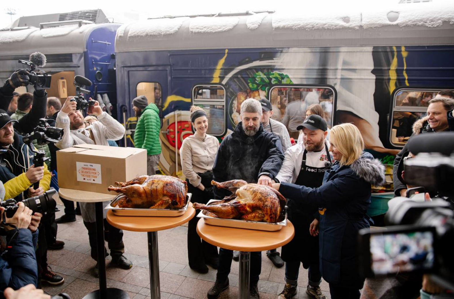 Поїзд-кухня Food Train вирушив у перший рейс з Києва до Харкова