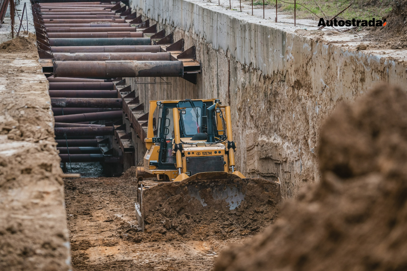 На Виноградарі офіційно розпочали будувати метро в листопаді 2024: Autostrada показала фото тунелю