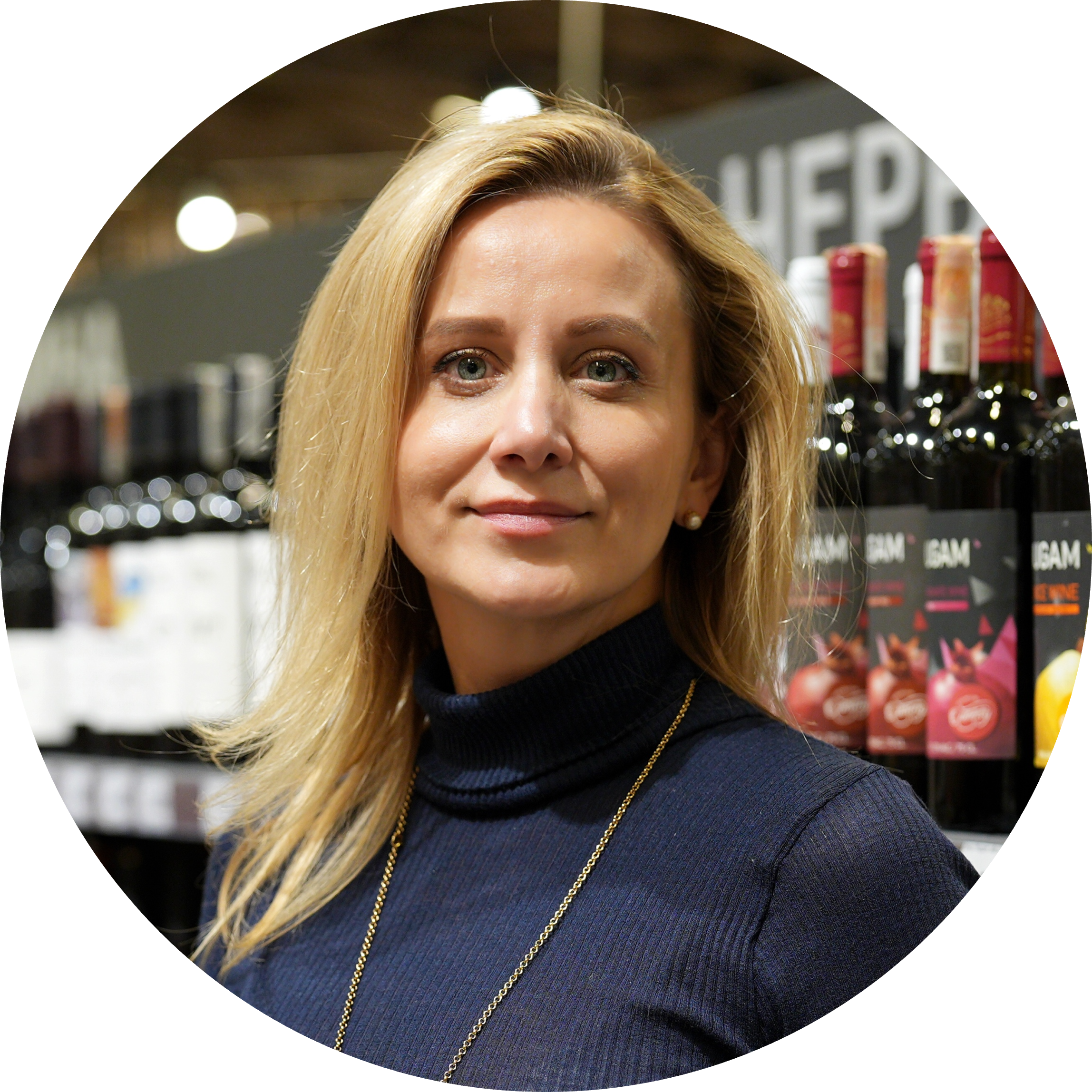 Анна Пінкевич, керівниця відділу напоїв NOVUS Анна Пінкевич, керівниця відділу напоїв NOVUS