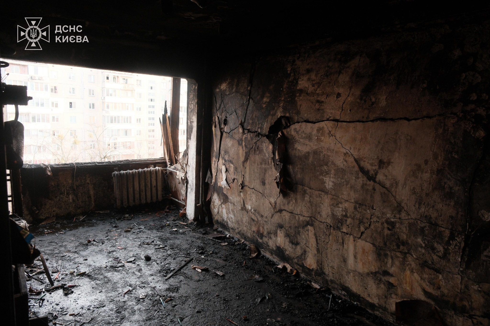 У Києві завершили аварійно-рятувальні роботи після російської атаки 25 листопада 2025 року — ДСНС