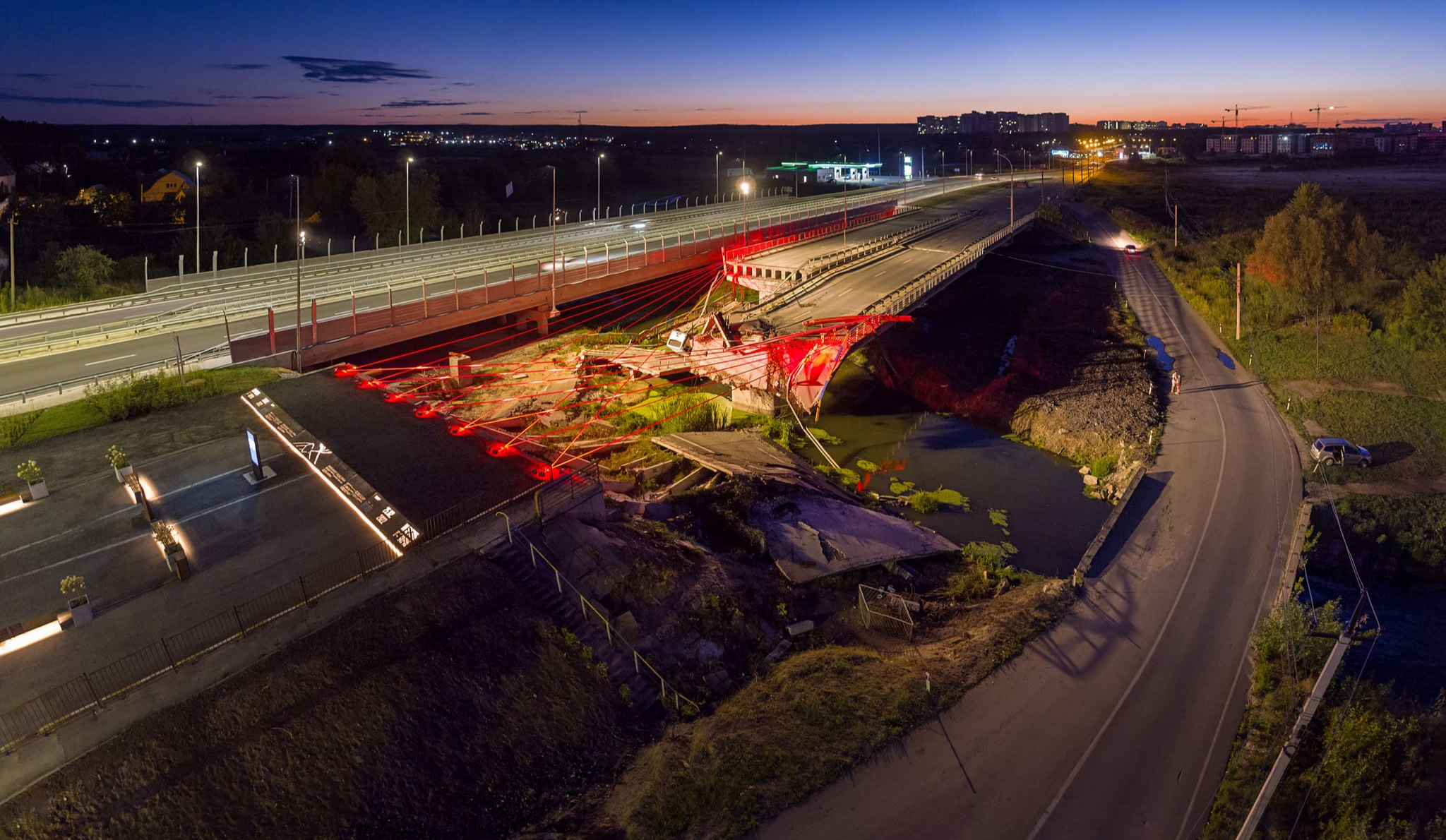 Інсталяція "Дорога життя" в Ірпені отримала відзнаку на конкурсі світлового дизайну