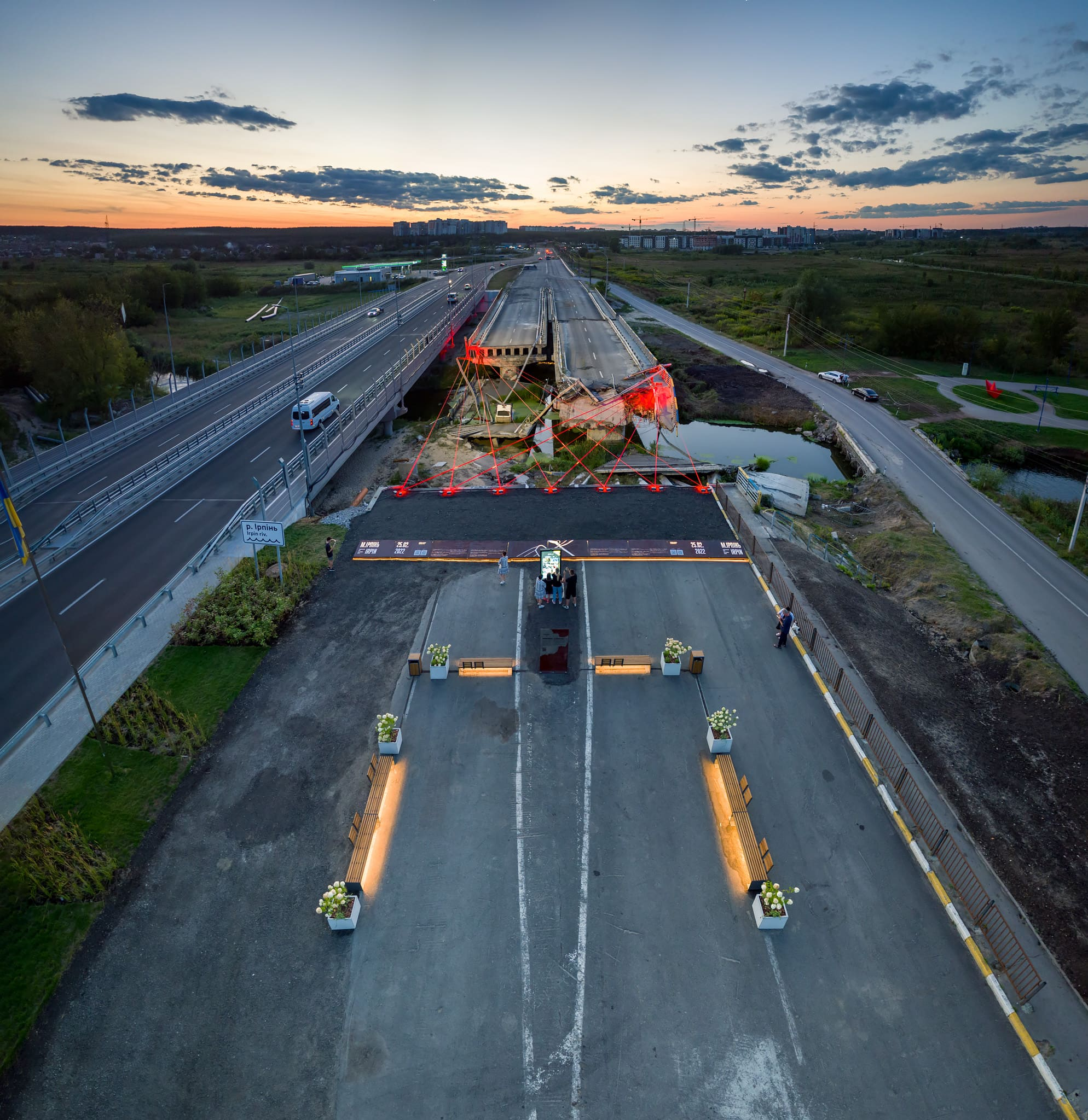 Інсталяція "Дорога життя" в Ірпені на Київщині отримала відзнаку на конкурсі світлового дизайну