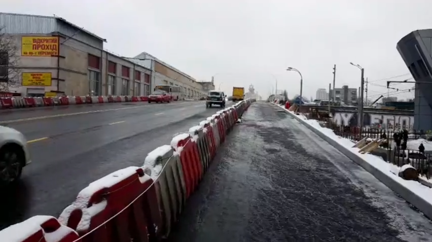 Как выглядит Шулявский мост после открытия (видео)