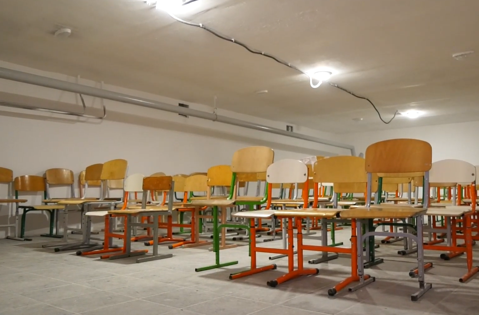 В Ірпені закінчують капітальний ремонт найбільшого шкільного укриття: фото