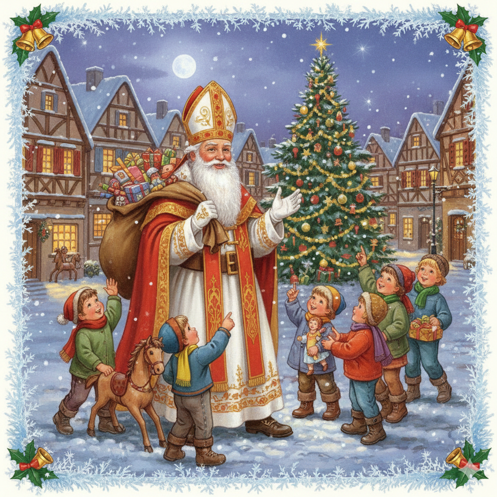 Привітання з Днем святого Миколая у листівках