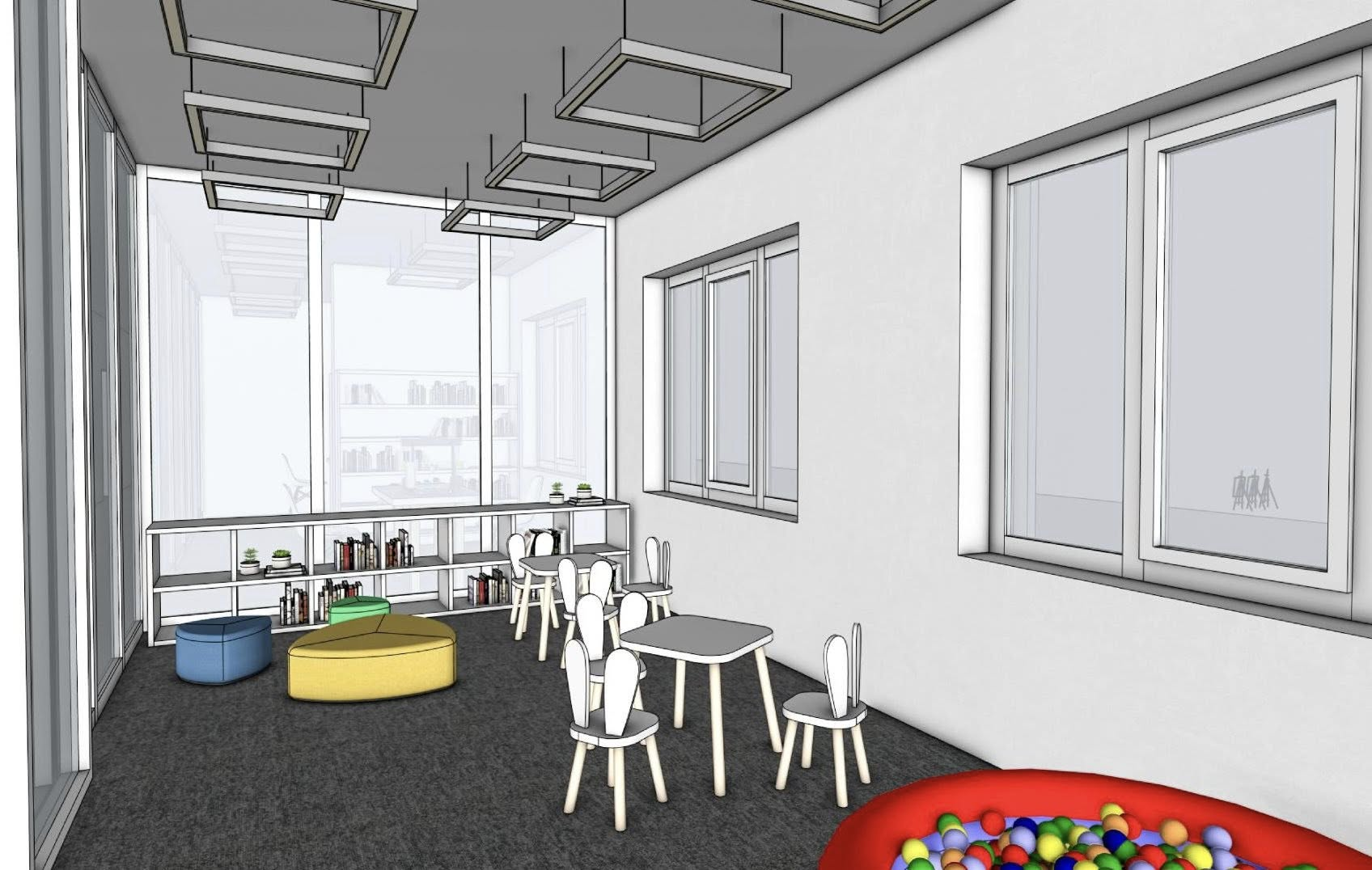 Фото: Марина Хонда / Facebook У Києві завершують будівництво Інтеграційного Хабу для ВПО: що там буде