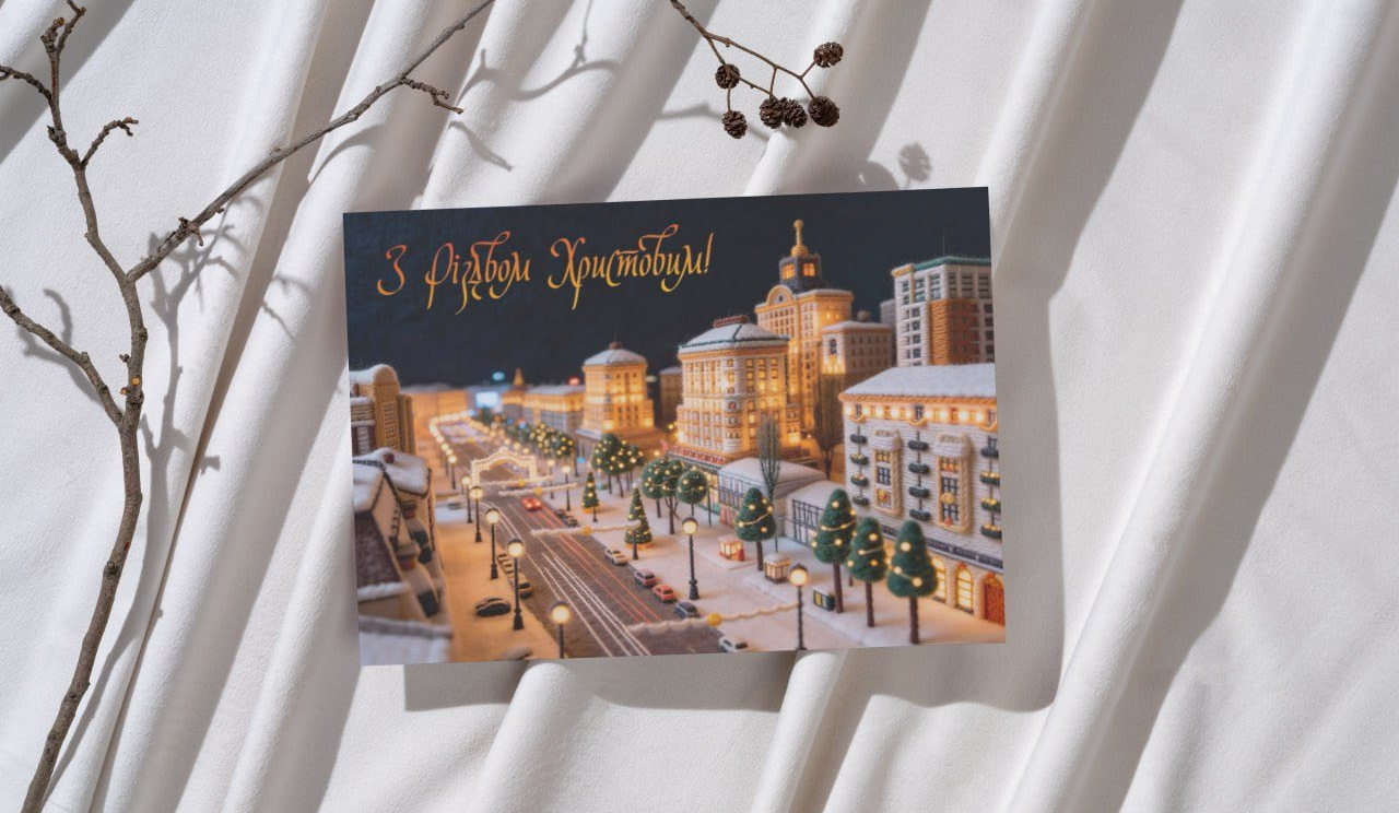 Містянам даруватимуть різдвяні листівки із туристичними локаціями Києва: як отримати